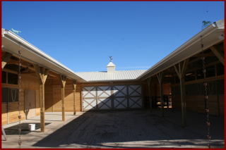 New construction  horse barn